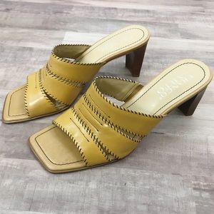 Franco Sarto Sandals Heel Square Size 9